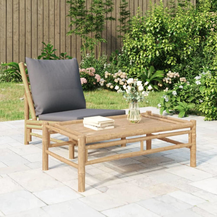 Garden Coffee Table 100x55x33 Cm Bamboo Tltapl