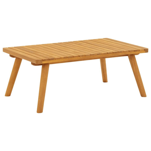 Garden Coffee Table 90x55x35 Cm Solid Acacia Wood Allip