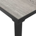 Garden Coffee Table Grey 55x55x31 Cm Dpc and Steel Tlxnbb