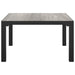 Garden Coffee Table Grey 55x55x31 Cm Dpc and Steel Tlxnbb