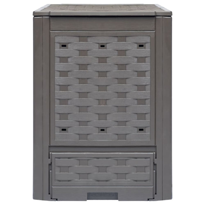 Garden Composters 2 Pcs Brown 60x60x83 Cm 600 l Xinkoi