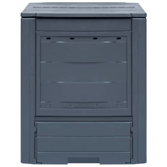 Garden Composters 3 Pcs Grey 60x60x73 Cm 780 l Xinkxb