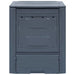 Garden Composters 3 Pcs Grey 60x60x73 Cm 780 l Xinkxb