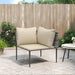 Garden Corner Sofa with Cushions Grey Poly Rattan Tlaoxt