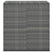 Garden Cushion Box Pe Rattan 100x49x103.5 Cm Grey Toixxp