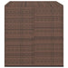 Garden Cushion Box Pe Rattan 100x97.5x104 Cm Brown Toixxi