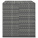 Garden Cushion Box Pe Rattan 100x97.5x104 Cm Grey Toixxn