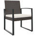 Garden Dining Chairs 2 Pcs Brown Pp Rattan Tlbxba