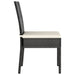 Garden Dining Chairs 2 Pcs Poly Rattan Black Topobl