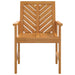 Garden Dining Chairs 2 Pcs Solid Wood Acacia Tlxxxi