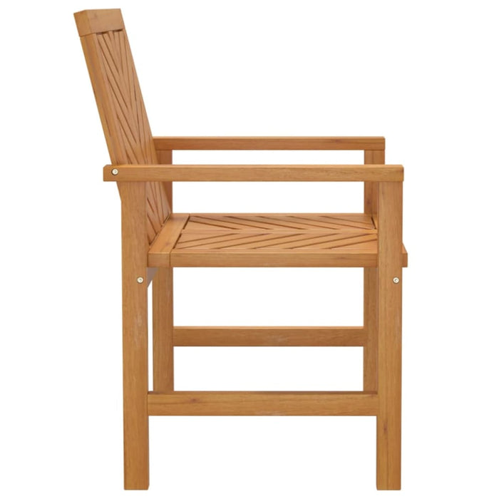 Garden Dining Chairs 2 Pcs Solid Wood Acacia Tlxxxi