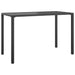 Garden Dining Table Anthracite 110x54x70 Cm Steel Tlalbb