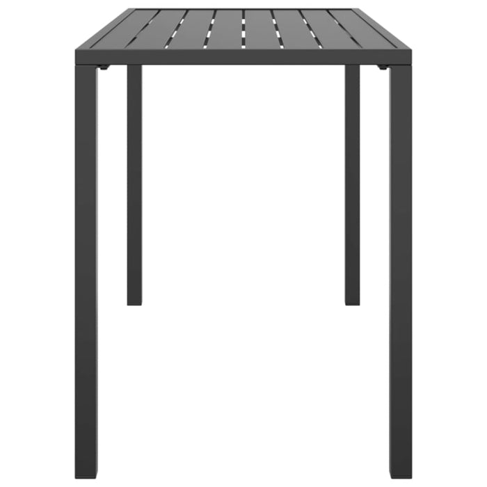 Garden Dining Table Anthracite 110x54x70 Cm Steel Tlalbb