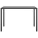 Garden Dining Table Anthracite 110x54x70 Cm Steel Tlalbb