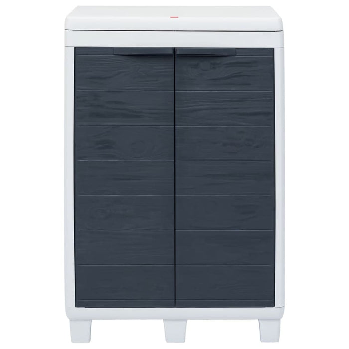 Garden Dustbin with 3 Bags Dark Grey 65x38x102 Cm Aplix