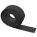 Garden Edging Black 10 m 20 Cm Polyethylene Opaabb
