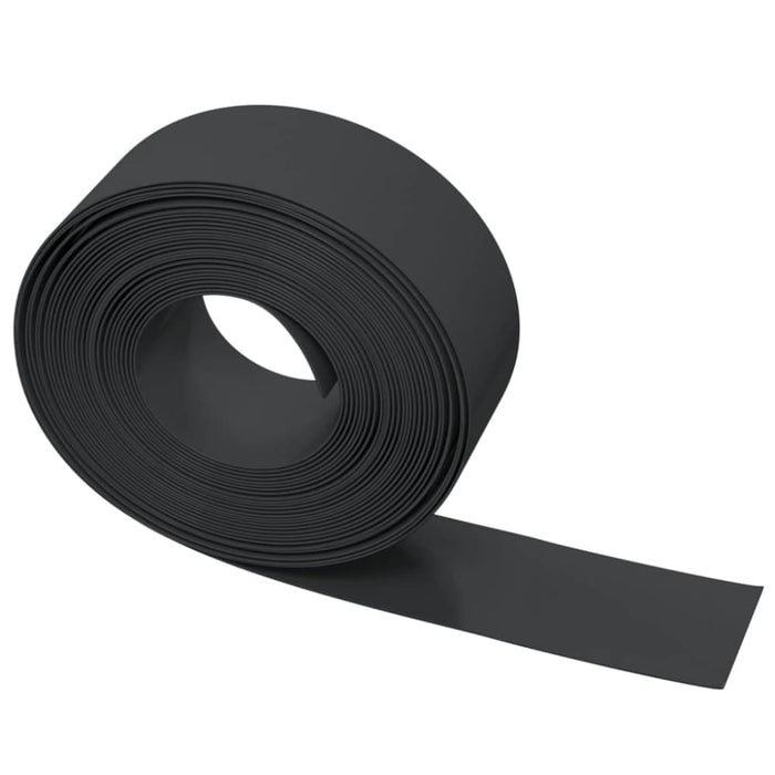 Garden Edgings 2 Pcs Black 10 m 20 Cm Polyethylene Toppapl