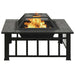 Garden Fire Pit with Pokerxxl Steel Toonnn