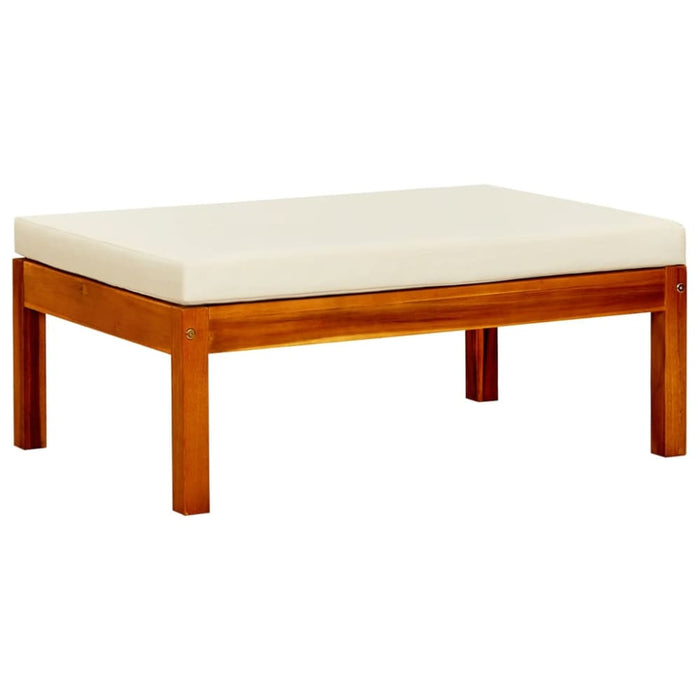 Garden Footrests 2 Pcs Solid Acacia Wood Tobtxt