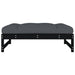 Garden Footstool Black 120x80 Cm Solid Wood Pine Nxpiao