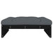 Garden Footstool Black 120x80 Cm Solid Wood Pine Nxpilk