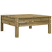 Garden Footstool with Cushion Impregnated Wood Pine Ntnoln