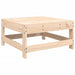 Garden Footstool with Cushion Solid Wood Pine Nxpppp