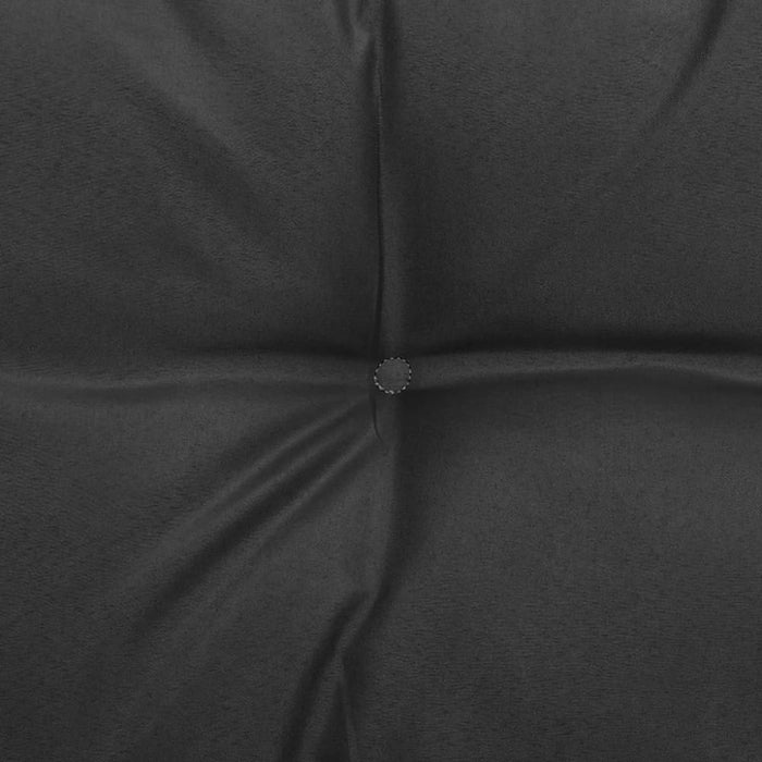 Garden Footstools with Cushions 2 Pcs Grey Solid Pinewood