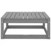 Garden Footstools with Cushions 2 Pcs Grey Solid Pinewood