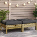 Garden Footstools with Cushions 2 Pcs Impregnated Wood Pine
