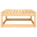 Garden Footstools with Cushions 2 Pcs Solid Pinewood Nbpiab