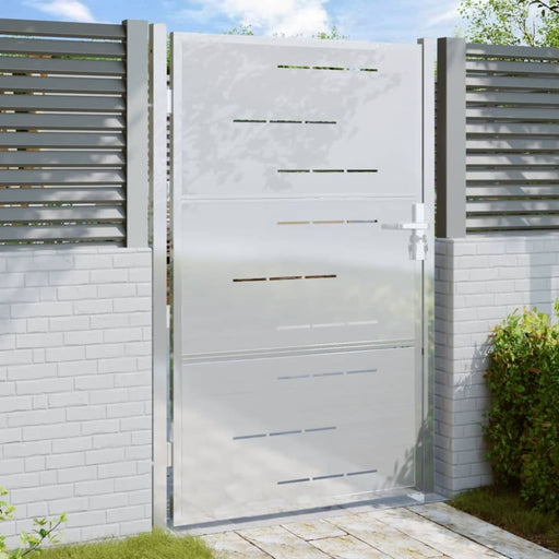 Garden Gate 100x150 Cm Stainless Steel Tilant