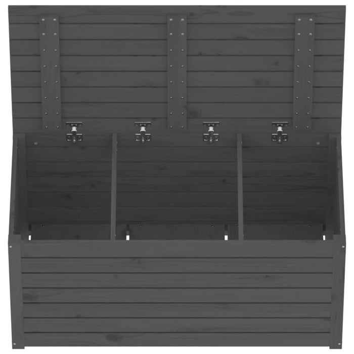 Garden Box Grey 101x50.5x46.5 Cm Solid Wood Pine Nxtkpb