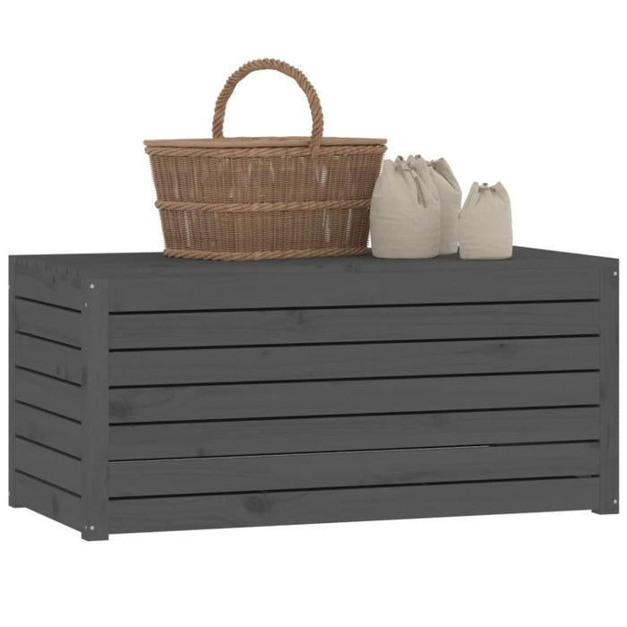 Garden Box Grey 101x50.5x46.5 Cm Solid Wood Pine Nxtkpb