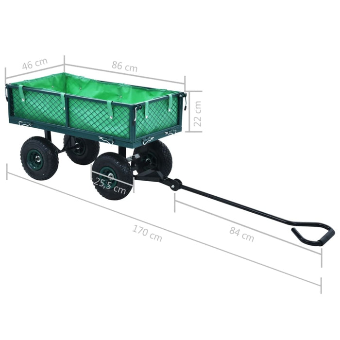 Garden Hand Trolley Green 250 Kg Oappbk