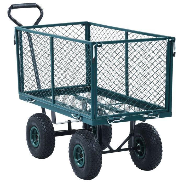 Garden Hand Trolley Green 350 Kg Oappob