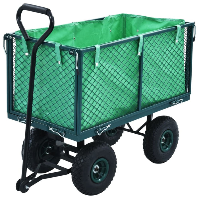 Garden Hand Trolley Green 350 Kg Oappob