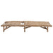 Garden Sun Lounger With Cushion Bamboo Tblolta