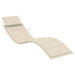 Garden Sun Lounger With Cushion Solid Wood Acacia Tblopia