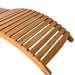 Garden Sun Lounger With Cushion Solid Wood Acacia Tblopia
