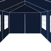 Garden Marquee 3x12 m Blue Koatb