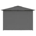 Garden Marquee With Curtains 4x3 m Anthracite Aiklb