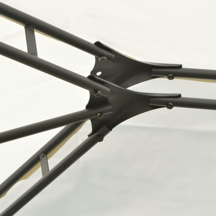 Garden Marquee with Curtains 4x3 m White Atxol