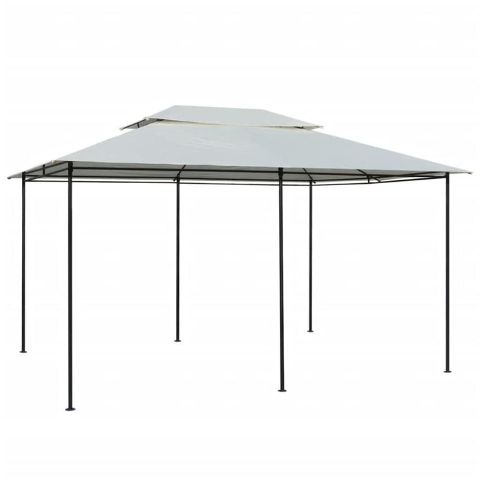 Garden Marquee with Curtains 4x3 m White Atxol