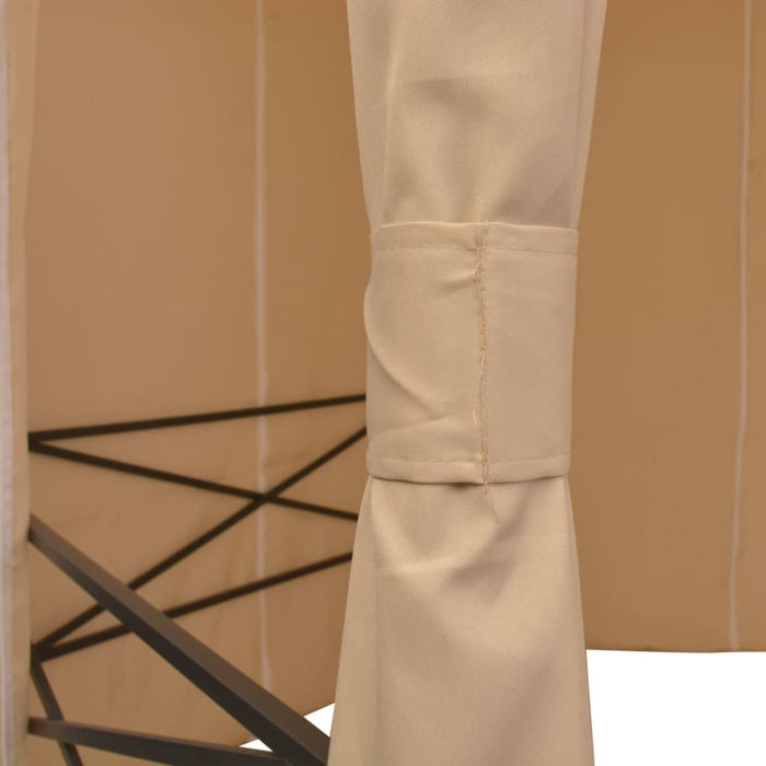 Garden Marquee Pavilion Tent with Curtains Hexagonal