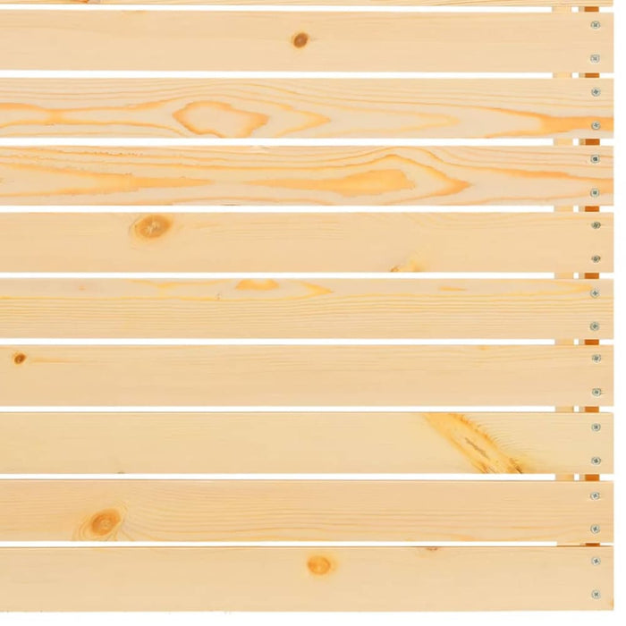 Garden Middle Sofas with Grey Cushions 2 Pcs Solid Pinewood