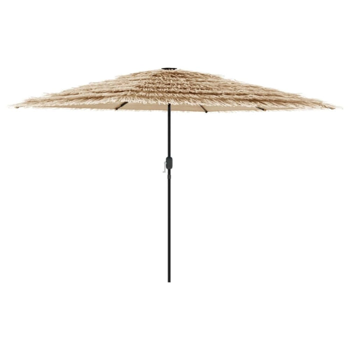 Garden Parasol With Steel Pole Brown 268x268x226 Cm Abbpobo