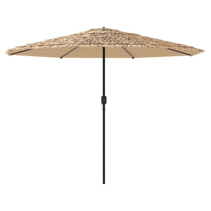 Garden Parasol With Steel Pole Brown 324x324x247 Cm Abbpobk