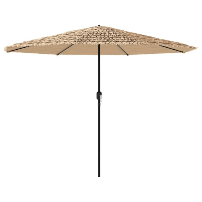 Garden Parasol With Steel Pole Brown 324x324x247 Cm Abbpobk