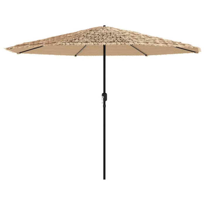 Garden Parasol With Steel Pole Brown 324x324x247 Cm Abbpobk